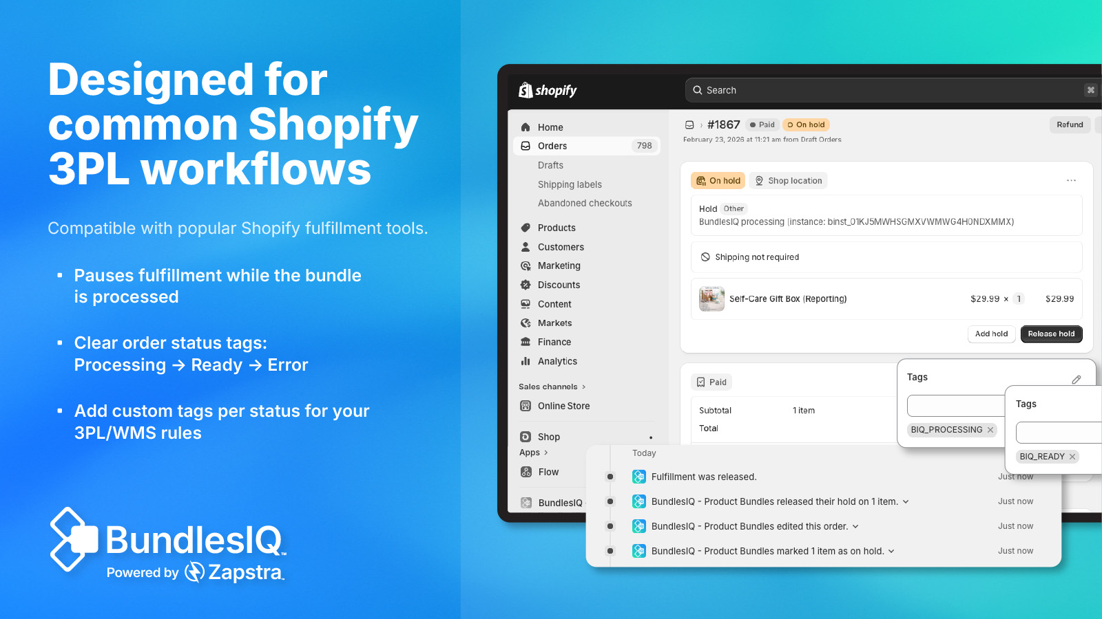 3PL integration view