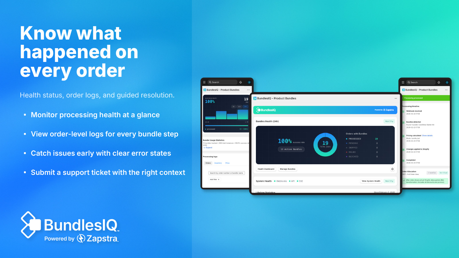 Health monitoring dashboard